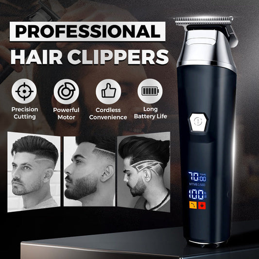 🔥🔥Sommerangebot 50 % Rabatt❤️‍🔥 Haushalt Digitalanzeige Professionelle elektrische Haarschneidemaschine