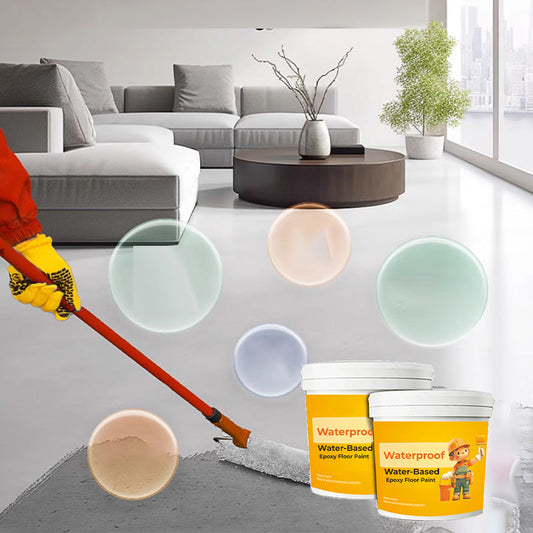 🎁Zeitlich begrenztes Angebot Kaufen Sie 2 und erhalten Sie 1 gratis. 11 Euro pro Fass🎁🎁Wasserfeste Epoxid-Bodenfarbe auf Wasserbasi