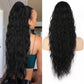 💕LETZTER TAG DER AKTION - 50 % RABATT💕Lockige, gewellte Frizz-Haarverlängerung mit Pferdeschwanz