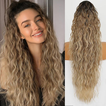 💕LETZTER TAG DER AKTION - 50 % RABATT💕Lockige, gewellte Frizz-Haarverlängerung mit Pferdeschwanz