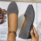 🎀2025 Nieuwe aankomst🎀Elegant Lightweight Anti-Slip Low Heel Wedge Shoes Jetzt bestellen und 50 % Rabatt sichern