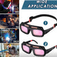 Solarbetriebene Schweißbrille mit automatischem Lichtwechsel