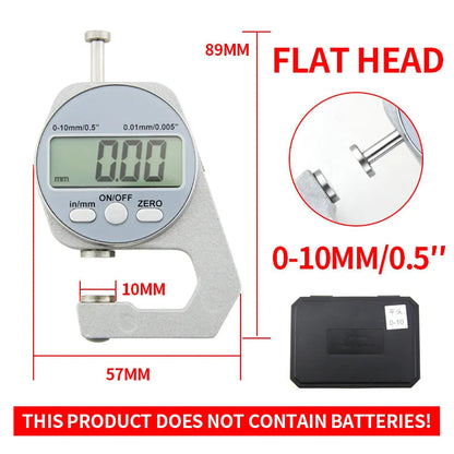 🔥🔥Jetzt bestellen und 50 % Rabatt sichern🔥 Digitalanzeige Dickenmessgerät Zinklegierung Elektronisches LCD