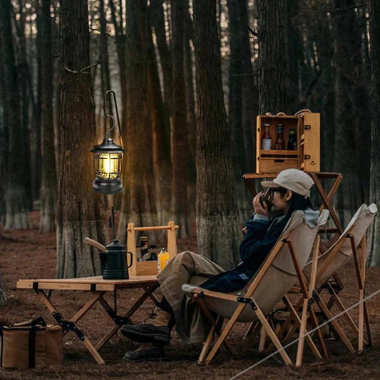 🔥🔥Maifeiertags-Sonderangebot: Kaufen Sie 2 und erhalten Sie 1 gratis🔥 Tragbare Retro-Campinglampe