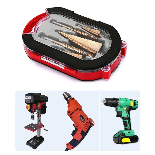🔥50% Rabatt 💥6 PCS HSS Titan beschichtetes Bohrer-Set mit Titan-Beschichtung