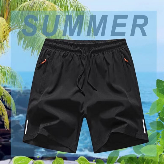 🔥Shark Game 🔥Herren Sommer-Shorts mit elastischem Bund und Taschen